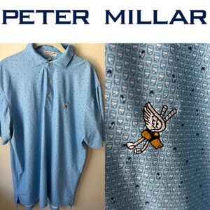 Peter Millar Winged Foot Golf Summer Comfort  Polo Shirt Medium M